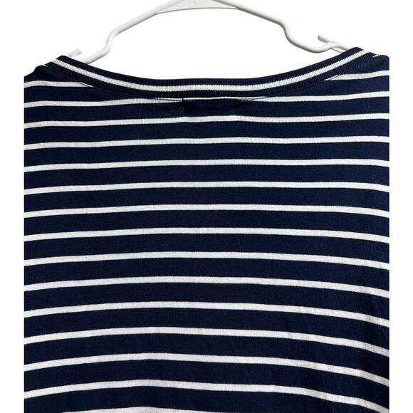 Ralph Lauren LRL Lauren Jeans Co Small Blue White Stripes Cotton Dress - Picture 8 of 9